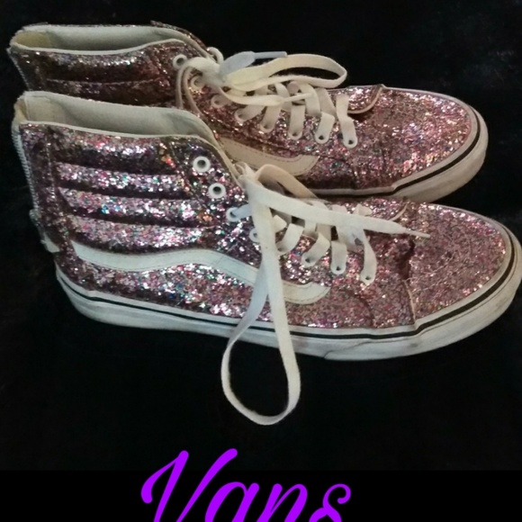 Vans Other - Uni sex Vans Glitter shoe size 8(mens)